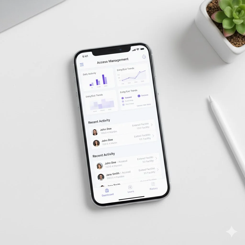 Panel de gestión de accesos Kofur